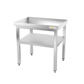 Table inox 600 x 500 mm avec renfort / GOLDINOX