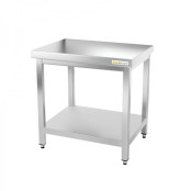 Table inox 600 x 500 mm avec renfort / GOLDINOX