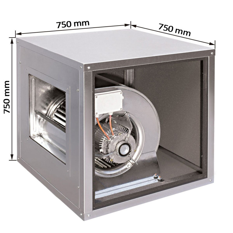 Caisson de ventilation 6250 m³/heure insonorisé PREMIUM - GOLDINOX