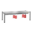 Passe-plat inox chauffant 1200 x 350 mm - Hauteur 400 mm PREMIUM / GOLDINOX