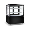Vitrine réfrigérée d'exposition noire - 940 x 688 x 1200 mm - PREMIUM - GOLDINOX