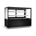 Vitrine réfrigérée d'exposition noire - 1840 x 688 x 1200 mm - PREMIUM - GOLDINOX