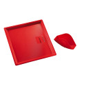 15 plateaux de service avec porte sandwich/kebab (Rouge) - PLATOOFLEX