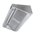 Hotte murale avec moteur 2000x700x450 mm avec variateur, éclairage, filtre et robinet de vidange PREMIUM / GOLDINOX