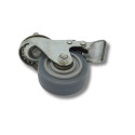 Roue avec frein (1 unité) pour table inox référence TN