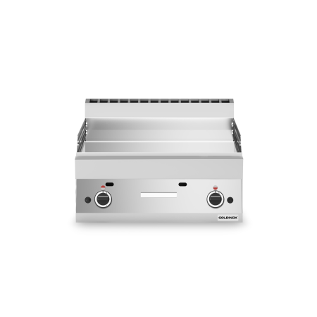 Plaque de cuisson à gaz 700 mm lisse chromée (11,4 kw) à poser PREMIUM / GOLDINOX