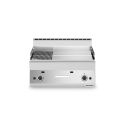 Plaque de cuisson à gaz 700 mm lisse et rainurée chromée (11,4 kw) à poser PREMIUM / GOLDINOX