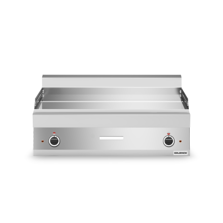 Plaque de cuisson électrique 700 mm lisse et rainurée (9 kw) à poser PREMIUM / GOLDINOX
