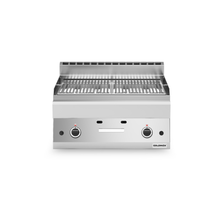 Grill pierre de lave à gaz 700 mm (11 kw) à poser PREMIUM / GOLDINOX