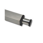 Pied de table inox avec embout de pied fournis (1 unité) pour références TN / GOLDINOX