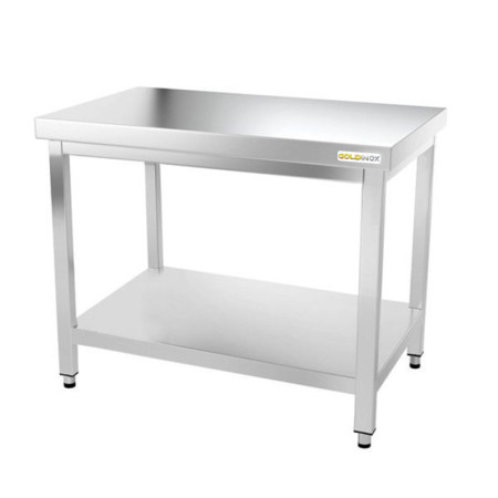 Table de travail en inox 1000 x 600 mm IDEAL / GOLDINOX