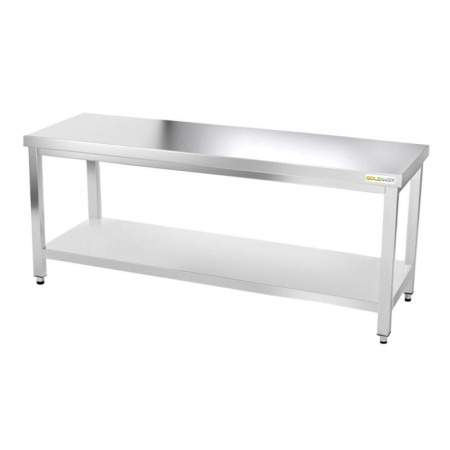 Table de travail en inox 1800 x 600 mm IDEAL / GOLDINOX