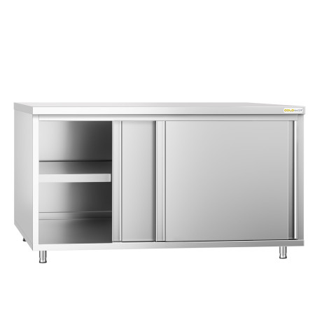 Meuble bas inox 2000 x 600 mm PREMIUM FLEX / GOLDINOX