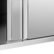 Meuble bas inox 2000 x 600 mm PREMIUM FLEX / GOLDINOX