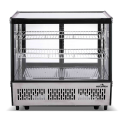 Vitrine réfrigérée positive de comptoir noire 120 Litres PREMIUM - GOLDINOX