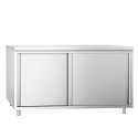 Meuble bas inox 1500 x 600 mm PREMIUM / GOLDINOX