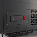 Vitrine réfrigérée positive de comptoir noire 100 Litres PREMIUM - GOLDINOX