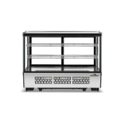 Vitrine réfrigérée positive de comptoir noire 160 Litres PREMIUM - GOLDINOX