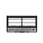 Vitrine réfrigérée positive de comptoir noire 242 Litres PREMIUM - GOLDINOX