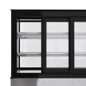 Vitrine réfrigérée d'exposition inox - 940 x 688 x 1200 mm - PREMIUM - GOLDINOX