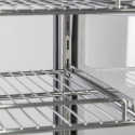 Vitrine réfrigérée positive de comptoir noire 160 Litres PREMIUM - GOLDINOX