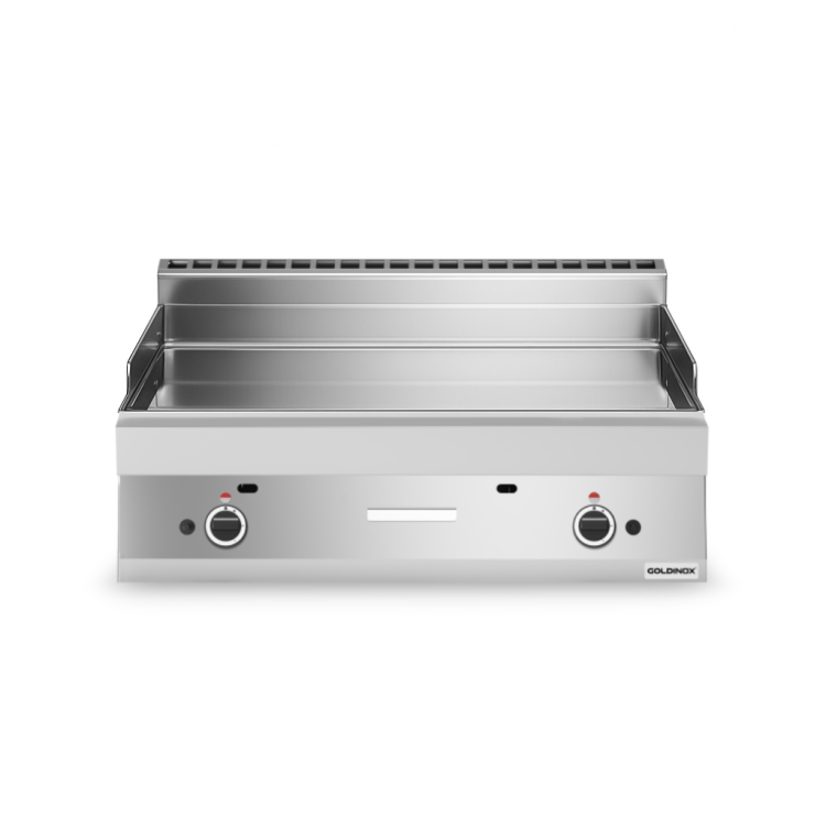 Plaque de cuisson à gaz 1000 mm lisse chromée (11,4 kw) à poser PREMIUM / GOLDINOX