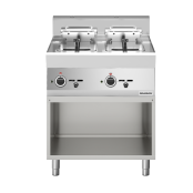 Friteuse électrique double 10 + 10 litres (15 kW) à poser PREMIUM / GOLDINOX