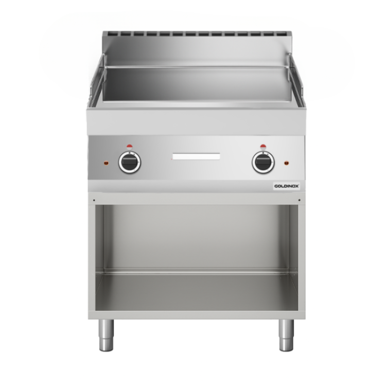 Plaque de cuisson à gaz 700 mm lisse chromée (11,4 kw) à poser PREMIUM / GOLDINOX