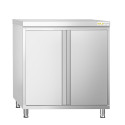 Meuble bas inox 800x600 mm PREMIUM - GOLDINOX