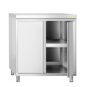 Meuble bas inox 800x600 mm PREMIUM - GOLDINOX
