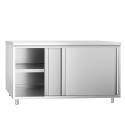 Meuble bas inox 1400 x 600 mm PREMIUM / GOLDINOX