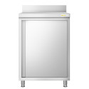 Meuble bas inox 600 x 700 mm adossée PREMIUM / GOLDINOX