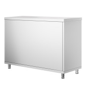 Meuble bas inox 1000 x 800 mm PREMIUM / GOLDINOX