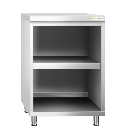 Meuble bas inox 600 x 600 mm PREMIUM / GOLDINOX