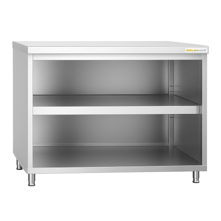 Meuble bas inox 1000 x 600 mm PREMIUM / GOLDINOX