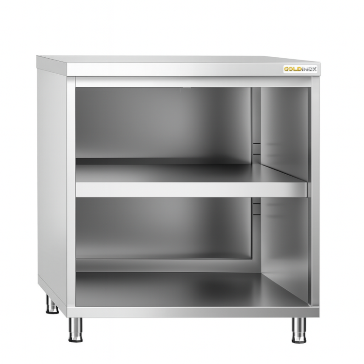 Meuble bas inox 800 x 700 mm PREMIUM / GOLDINOX