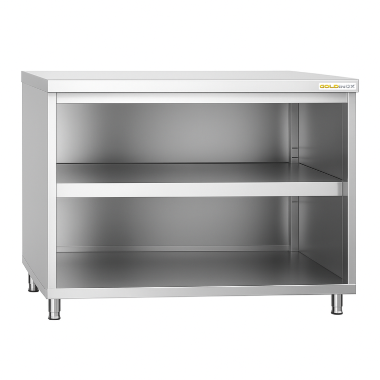 Meuble bas inox 1000 x 800 mm PREMIUM / GOLDINOX