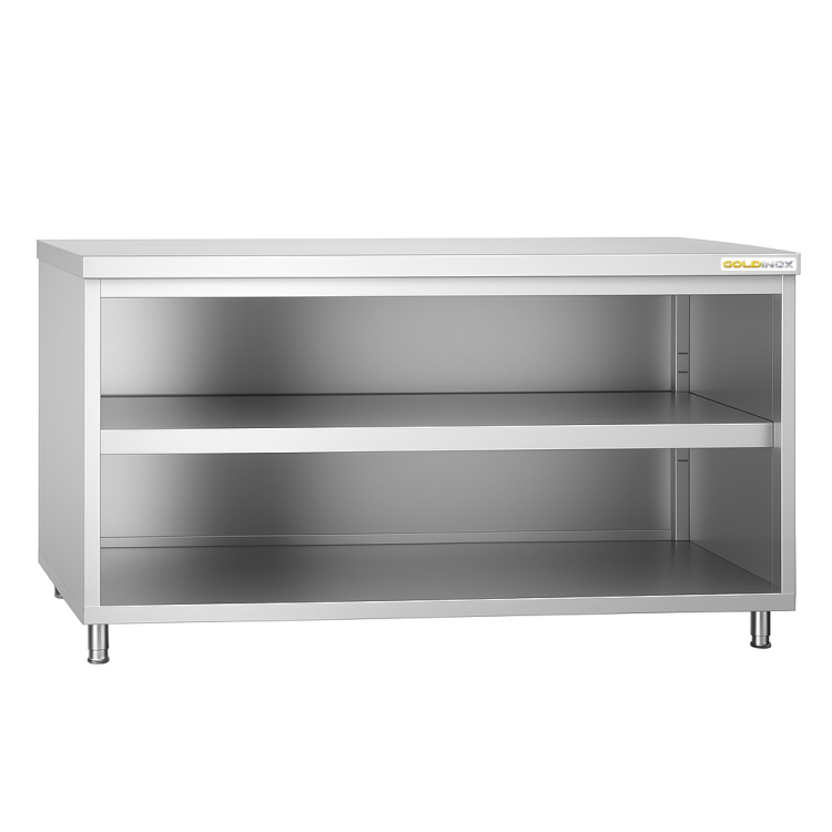 Meuble bas inox 2000 x 800 mm PREMIUM / GOLDINOX