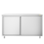 Meuble bas inox 1400 x 800 mm PREMIUM / GOLDINOX