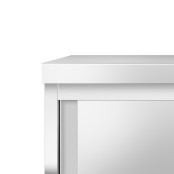 Meuble bas inox 1200 x 800 mm sur roulettes / GOLDINOX