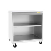 Meuble bas inox 600 x 600 mm sur roulettes PREMIUM / GOLDINOX