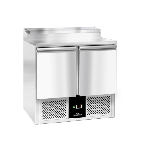 Table de préparation réfrigérée compacte 2 portes (5 x 1/6) IDEAL / GOLDINOX