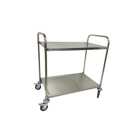 Chariot de service 860 x 530 mm - 2 niveaux PREMIUM / GOLDINOX