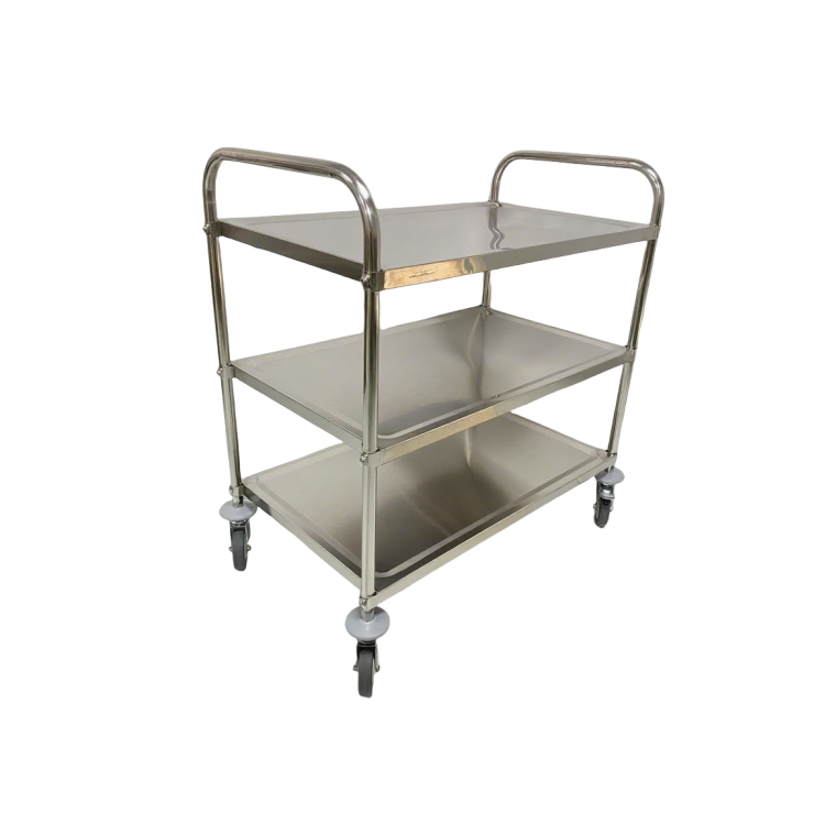Chariot de service 860 x 530 mm - 3 niveaux IDEAL / GOLDINOX