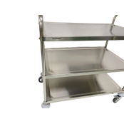Chariot de service 860 x 530 mm - 3 niveaux IDEAL / GOLDINOX