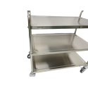 Chariot de service 860 x 530 mm - 3 niveaux IDEAL / GOLDINOX