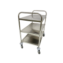Chariot de service 860 x 530 mm - 3 niveaux PREMIUM / GOLDINOX