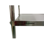 Chariot de service 860 x 530 mm - 4 niveaux IDEAL / GOLDINOX