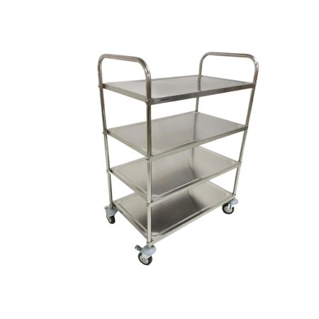 Chariot de service 860 x 530 mm - 4 niveaux PREMIUM / GOLDINOX