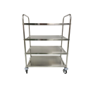Chariot de service 860 x 530 mm - 4 niveaux PREMIUM / GOLDINOX